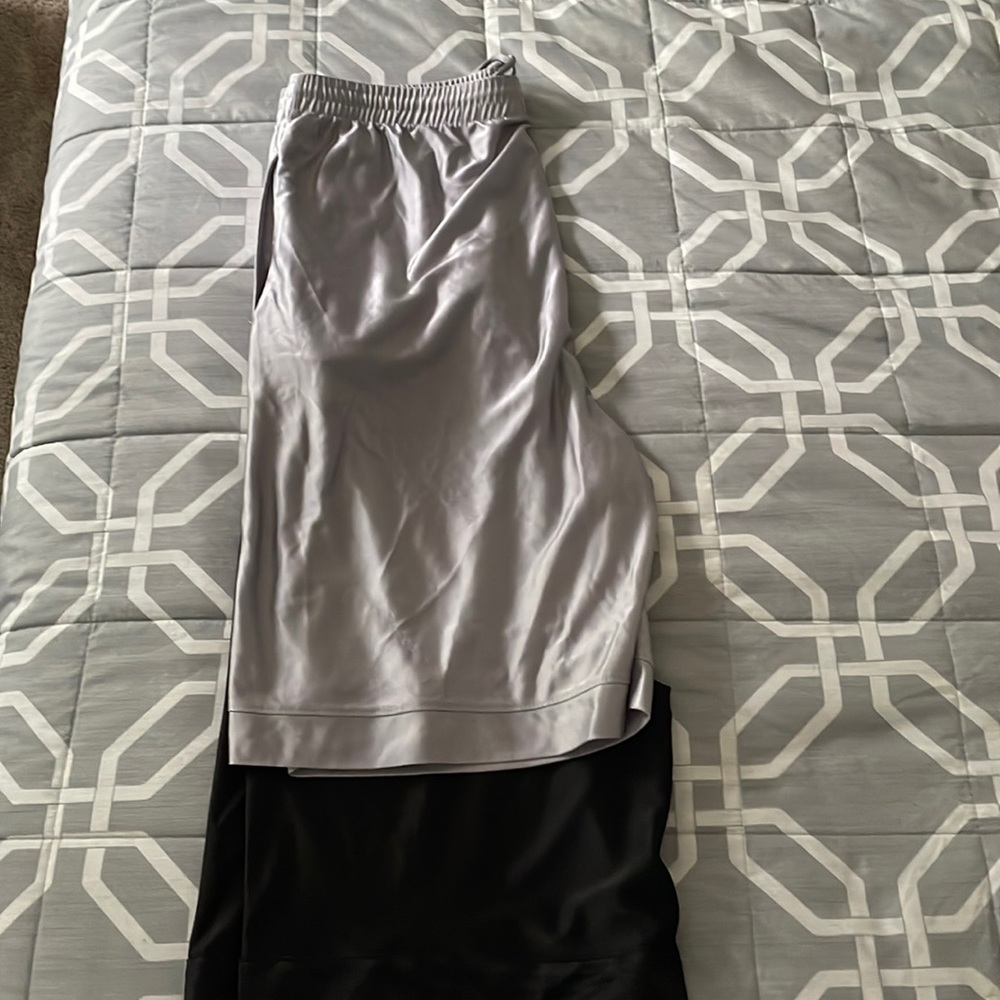 Two gym shorts for one price.